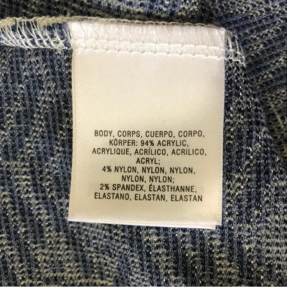 Deletta Anthropologie Edana Blue Ivory Textured Peplum Halter Racerback top - Picture 7 of 7